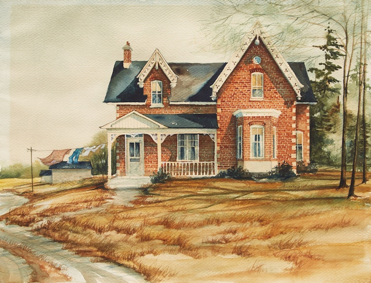 Artwork by Trisha Romance,  Country House 