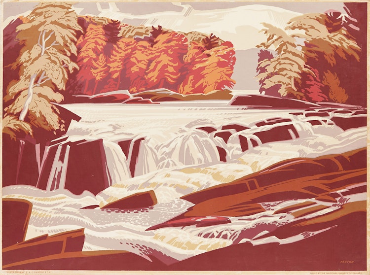Artwork by Lawrence Arthur Colley Panton, Silver Stream