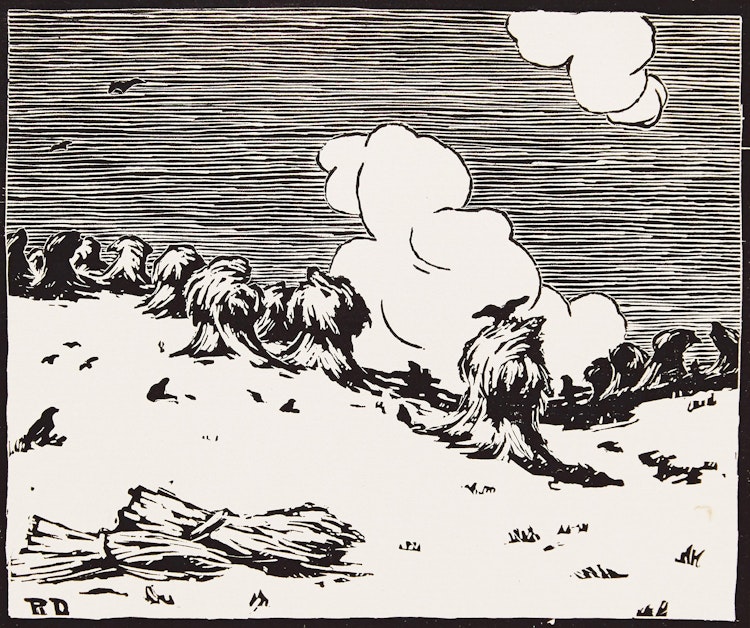 Artwork by Rodolphe Duguay, Gerbes; Midi, roi des étés