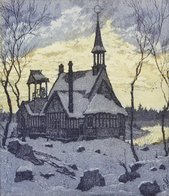 Artwork by Nicholas Hornyansky, Georgian Bay Church; Rockwood Mill