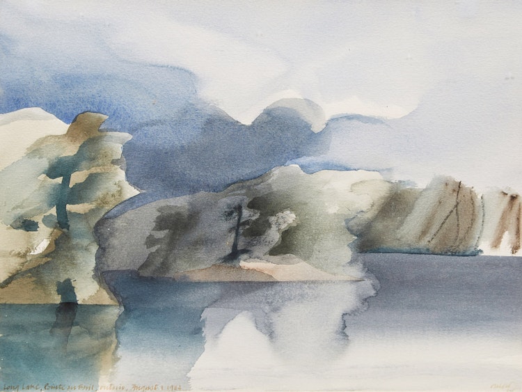 Artwork by Toni Onley, Long Lake, Pointe au Baril, Ontario