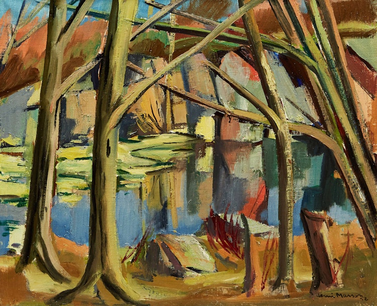 Artwork by Henri Leopold Masson, The Pool, April