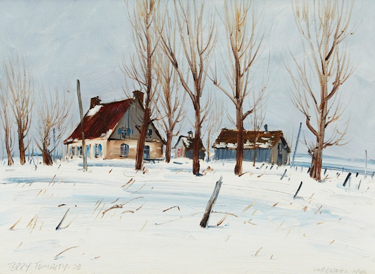 Artwork by Terry Tomalty, Varennes In April