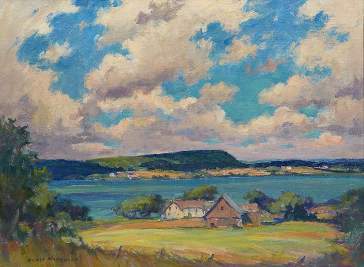 Artwork by Manly Edward MacDonald,  Home by the Bay