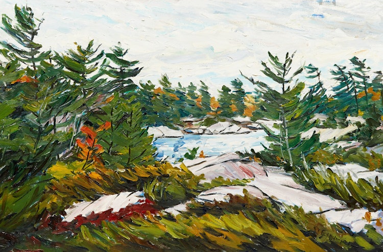 Artwork by Bruce Steinhoff,  Franklin Island, Georgian Bay