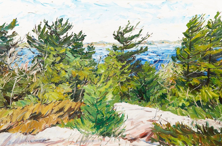 Artwork by Bruce Steinhoff, Three Mile Point, Georgian Bay