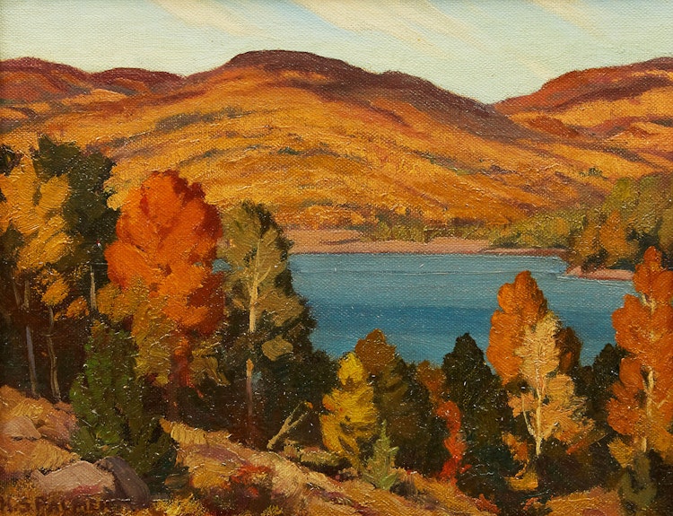 Artwork by Herbert Sidney Palmer,  Carson Lake, Ontario