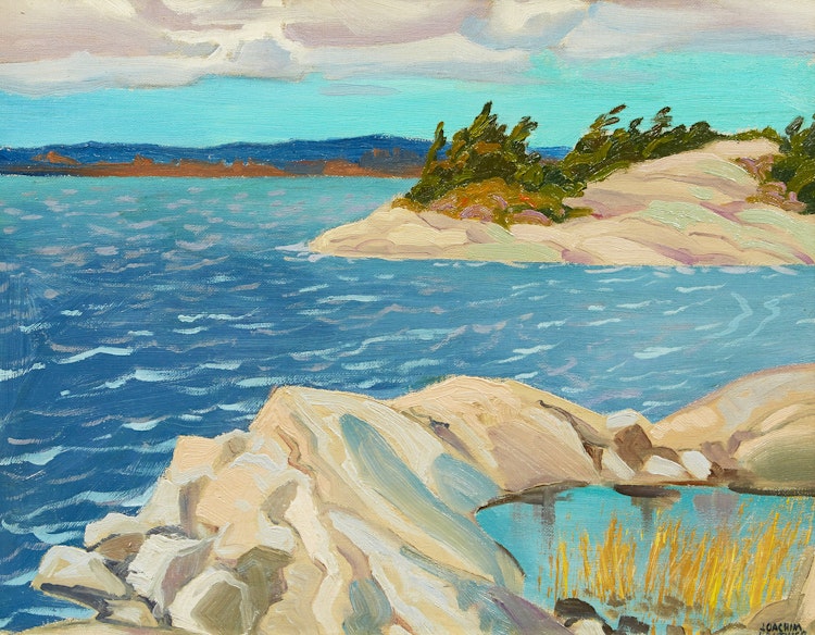 Artwork by Joachim George Gauthier, Snug Island, Georgian Bay