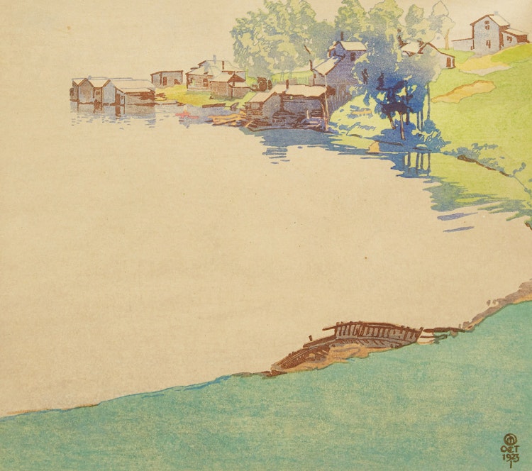 Artwork by Walter Joseph Phillips, Norman Bay (No. 2)