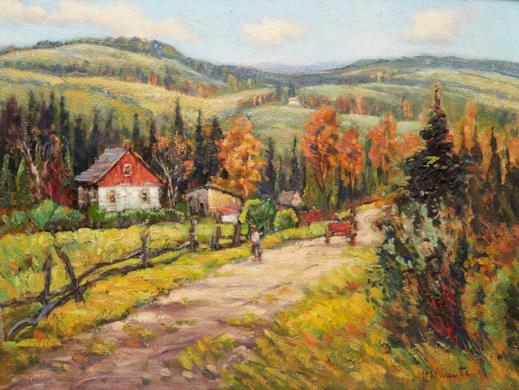 Artwork by Joseph Giunta, Autumn, Ste. Adèle, Laurentians