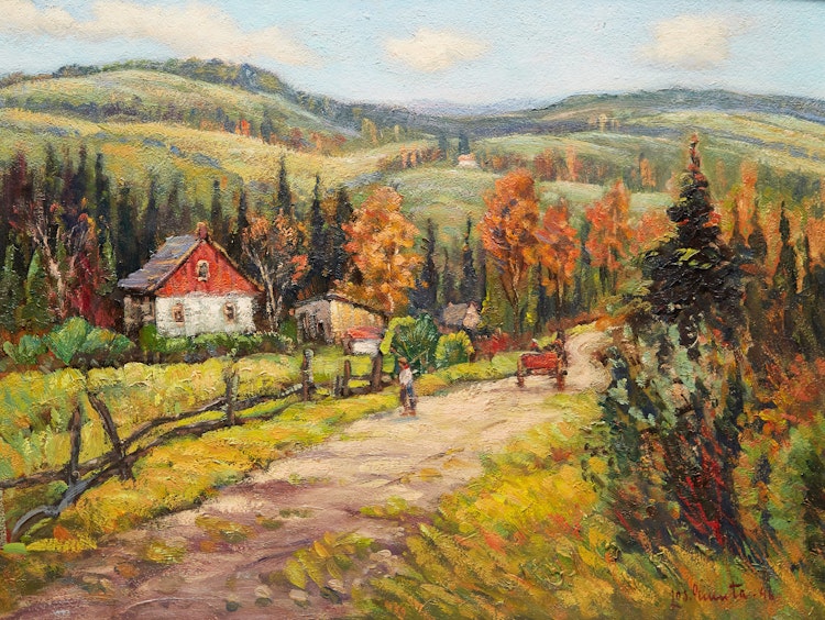 Artwork by Joseph Giunta,  Autumn, Ste. Adèle, Laurentians 