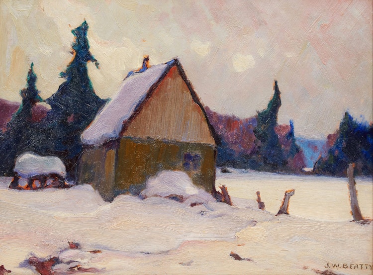 Artwork by John William Beatty, The Blacksmith’s, Kearney, Ont.
