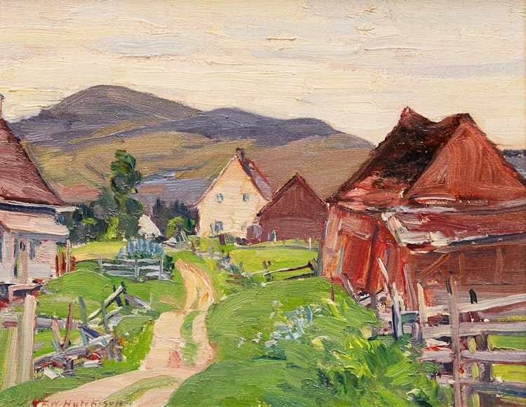 Artwork by Frederick William Hutchison,  Summer, St. Urbain