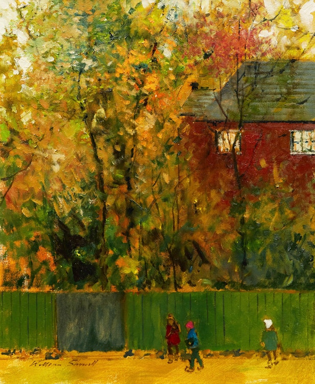 Artwork by William Showell, October in Westmount