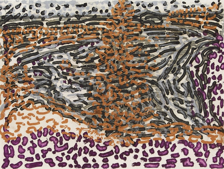 Artwork by Jean Paul Riopelle, Anticosti no. 4