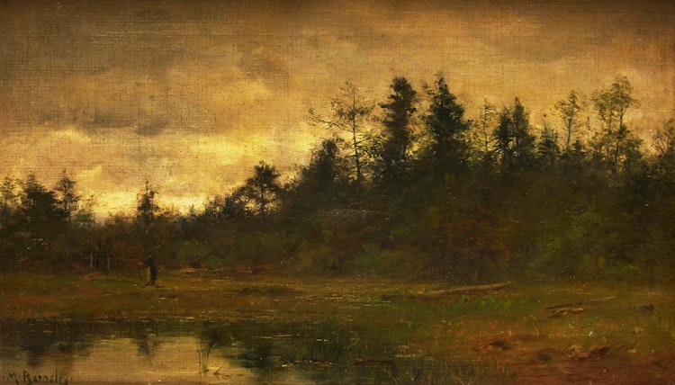 Artwork by James MacDonald Barnsley, Landscape with Figure