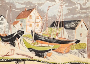 Artwork by Bobs Cogill Haworth, Port au Persil 