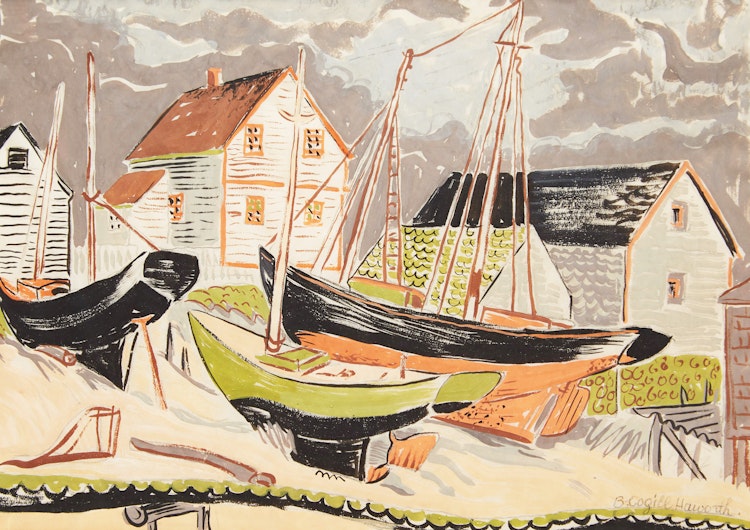 Artwork by Bobs Cogill Haworth, Port au Persil