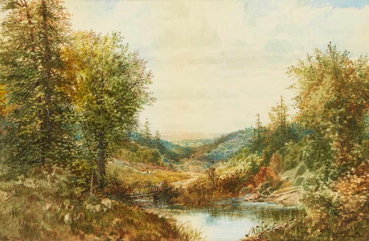 Artwork by Aaron Allan Edson,  Scène Champêtre 