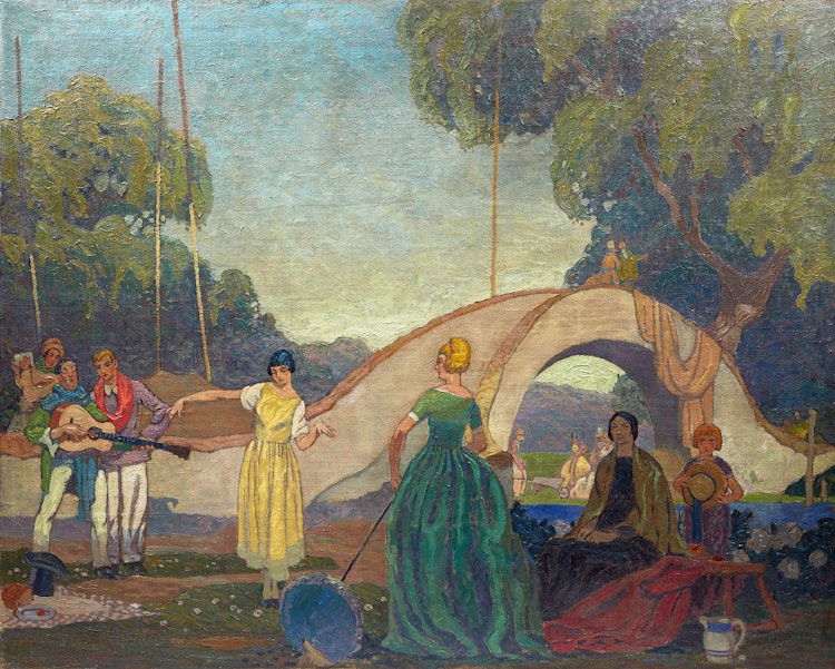 Artwork by Stanley Francis Turner, Untitled (Summer Afternoon)