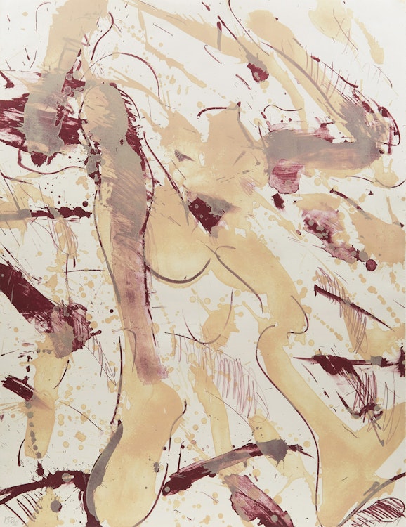 Artwork by John Graham Coughtry, Reclining Nude