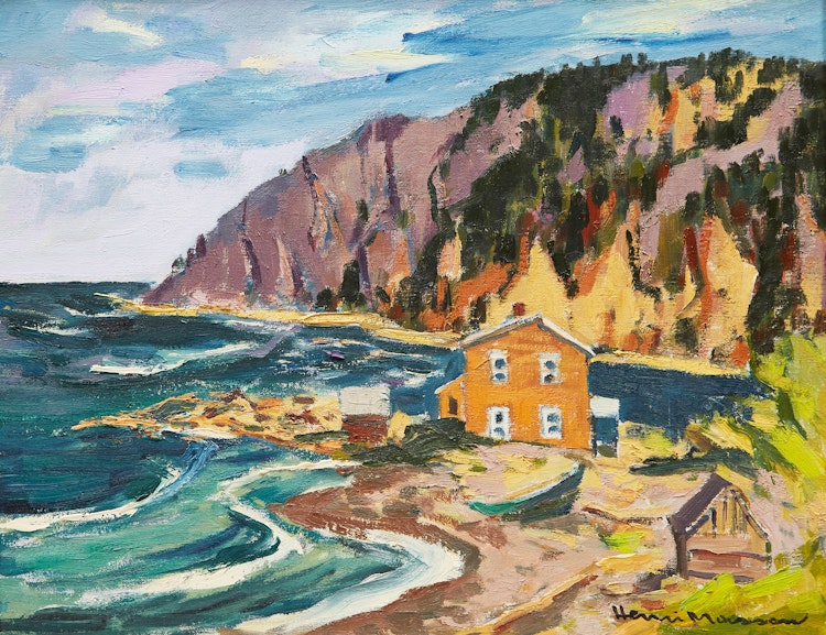 Artwork by Henri Leopold Masson, Anse Pleureuse