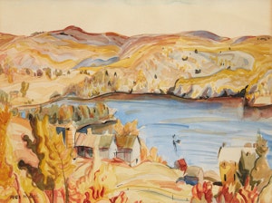 Artwork by Pegi Nicol MacLeod, On the Gatineau River (North of Ottawa)