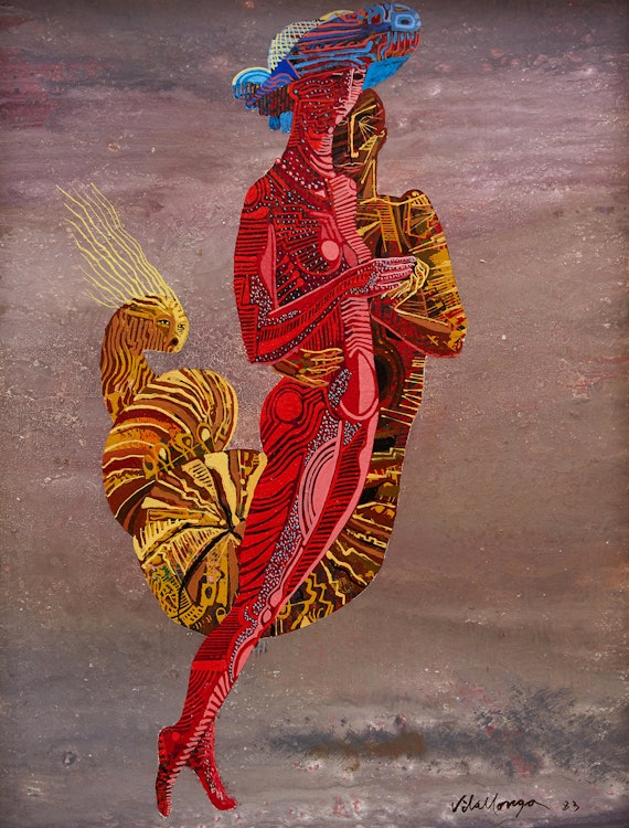 Artwork by Jesus Carlos De Vilallonga, Untitled (Whimsical Figures)