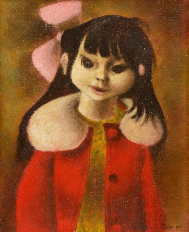 Artwork by William Arthur Winter, Pink Ribbon