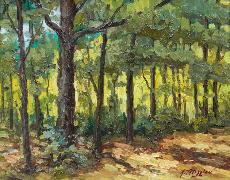 Artwork by Armand Tatossian, Sous bois
