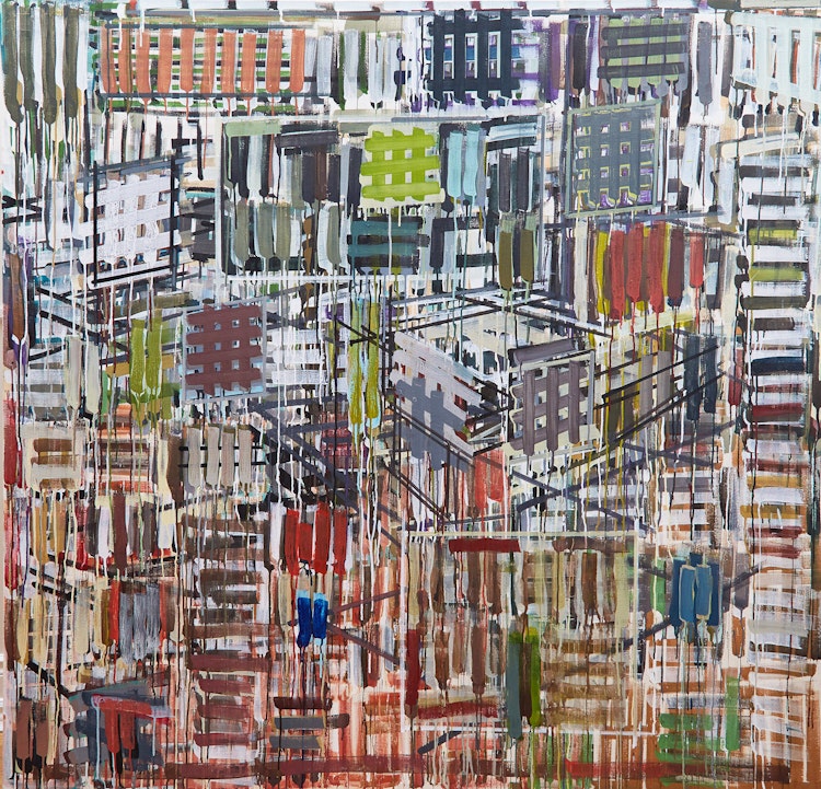 Artwork by Denyse Thomasos, Urban Jewels Series (Dismantle #4) 1998