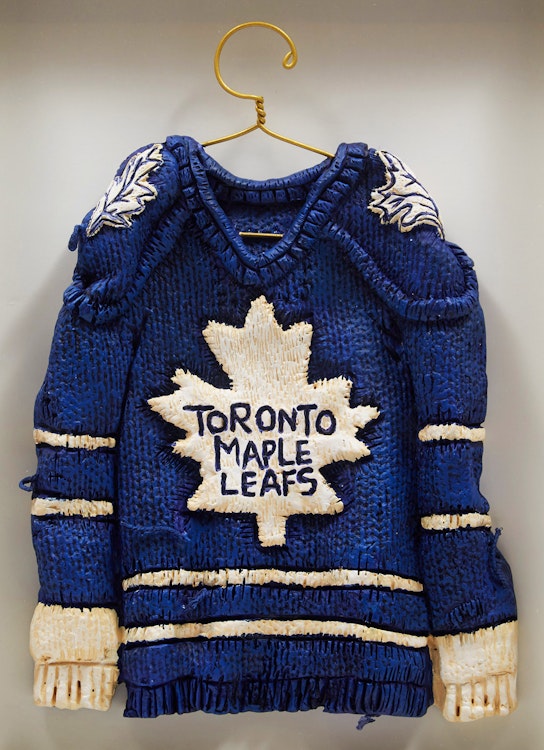 Artwork by Patrick Amiot,  Maple Leafs Jersey