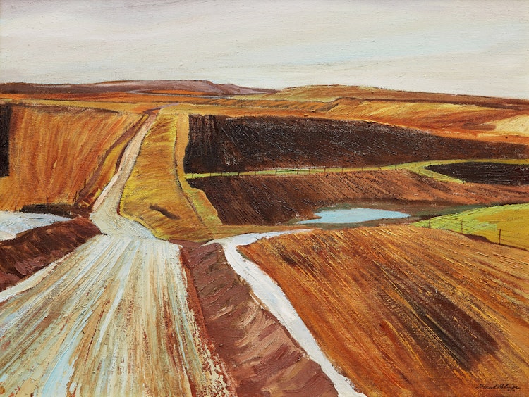 Artwork by Herbert Franklin Palmer, Untitled (Farm Fields)