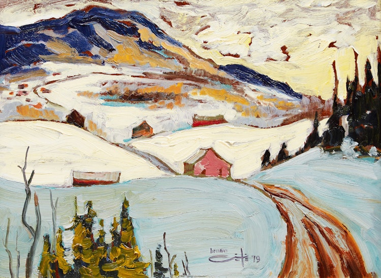 Artwork by Bruno Côté,  St. Aimé des Lacs, Charlevoix