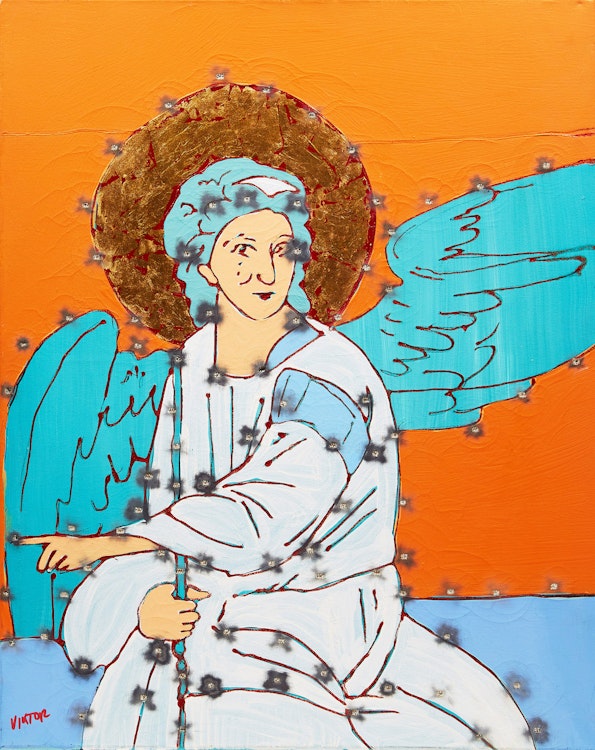 Artwork by Viktor Mitic, White Angel 223