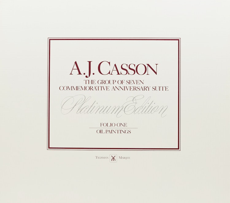 Artwork by Alfred Joseph Casson, A.J. Casson: The Group of Seven Commemorative Anniversary Suite (Folio One: Oil Paintings)