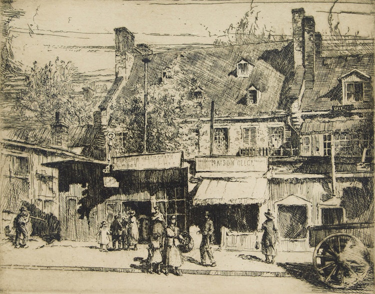 Artwork by Herbert Raine, Craig Street, Montreal