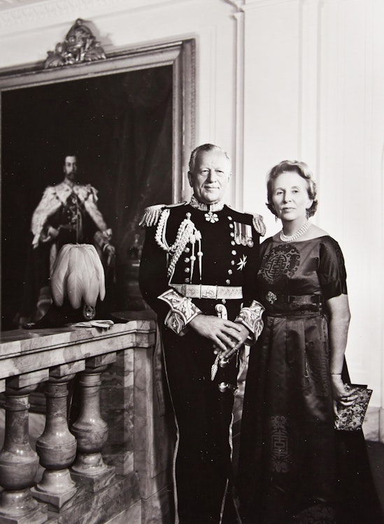 Artwork by Yousuf Karsh, The Right Honourable Roland Michener and Norah Willis Michener