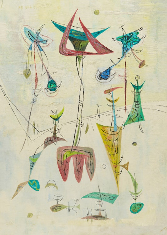 Artwork by William John Bertram Newcombe, Mobile