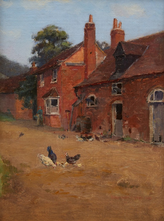 Artwork by Farquhar McGillivray Strachan Knowles, Cottage at Cassiobury, Hertfordshire