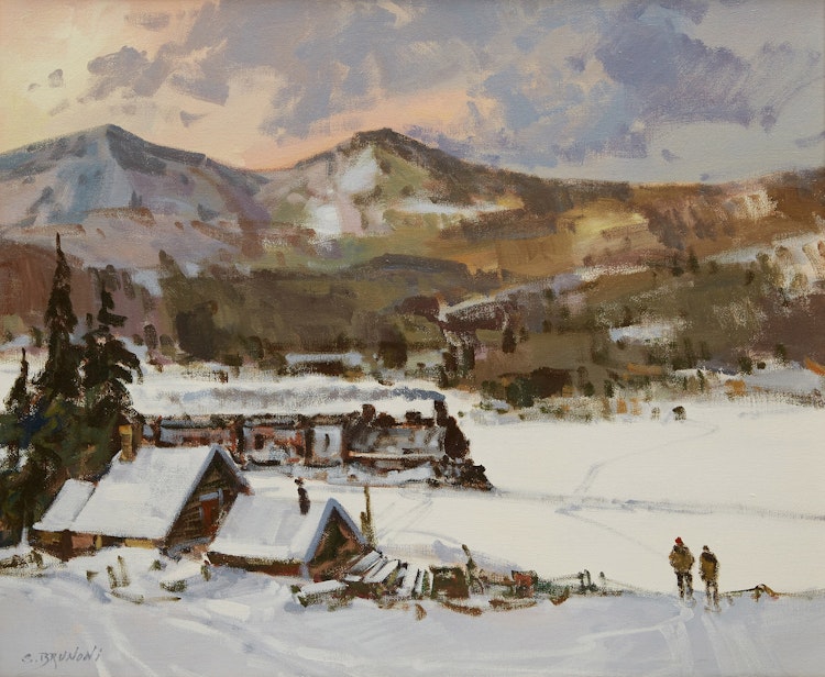 Artwork by Serge Brunoni, Toujours à l’heure