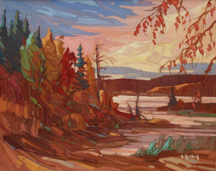 Artwork by Gaston Rebry, Soirée d’automne