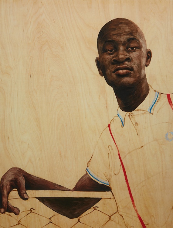 Artwork by Attila Richard Lukacs, King of Overstanding