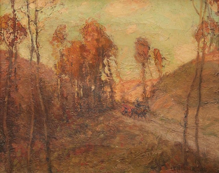 Artwork by James Henderson, The Hill Road