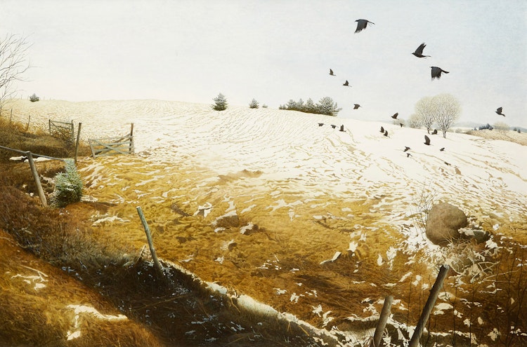 Artwork by Lloyd Fitzgerald, Late Snow
