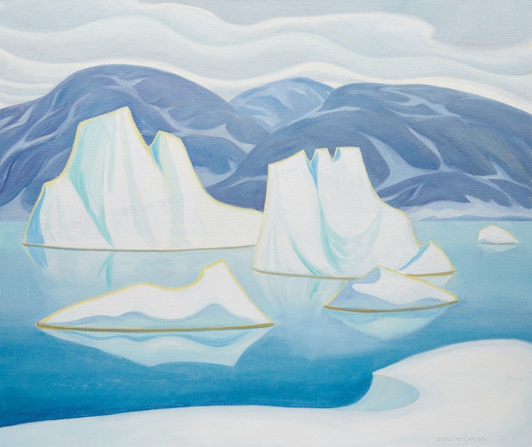 Artwork by Doris Jean McCarthy,  Iceberg & Floes