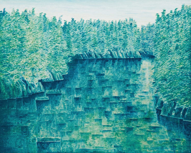 Artwork by Kazuo Nakamura, Solitude