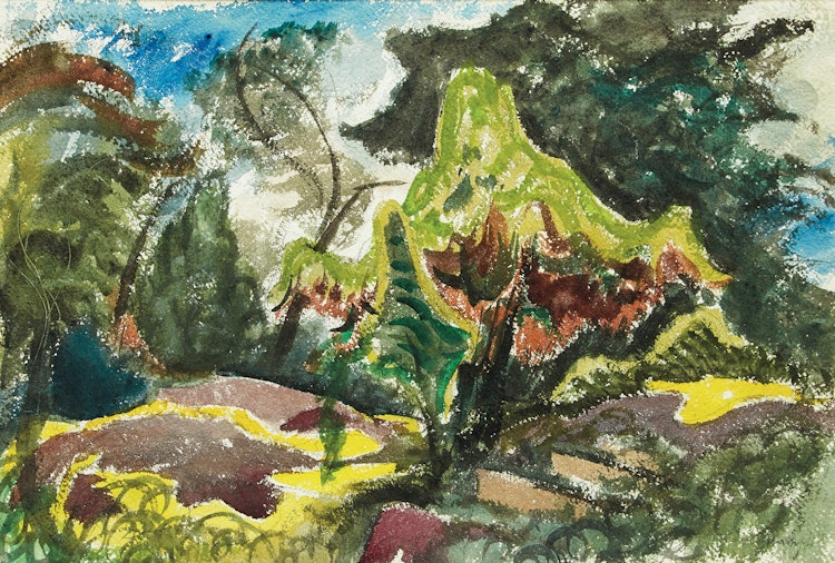 Artwork by Jack Hamilton Bush, Tangled Trees