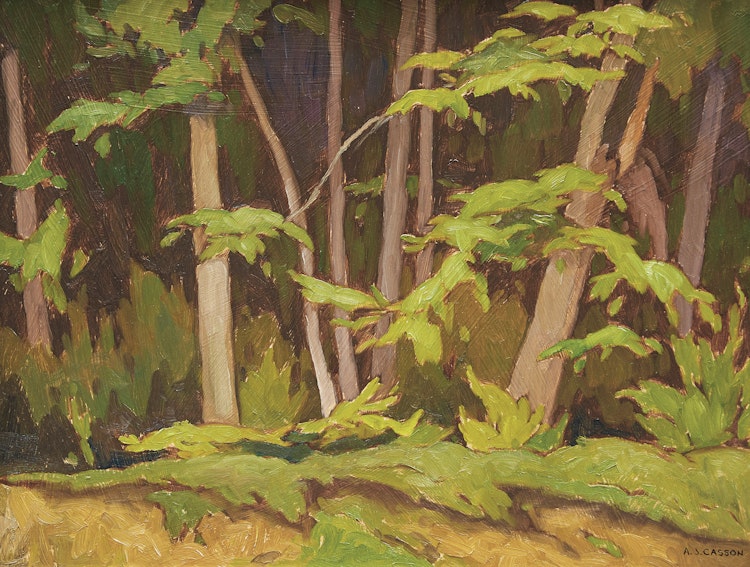 Artwork by Alfred Joseph Casson,  Edge of the Woods, Oxtongue Lake