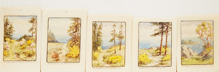 Artwork by Canadian School, Scenes of Victoria, British Columbia
